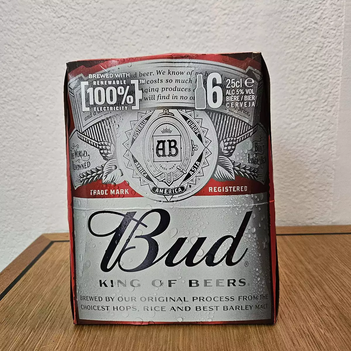 PACK BUD 6X25CL