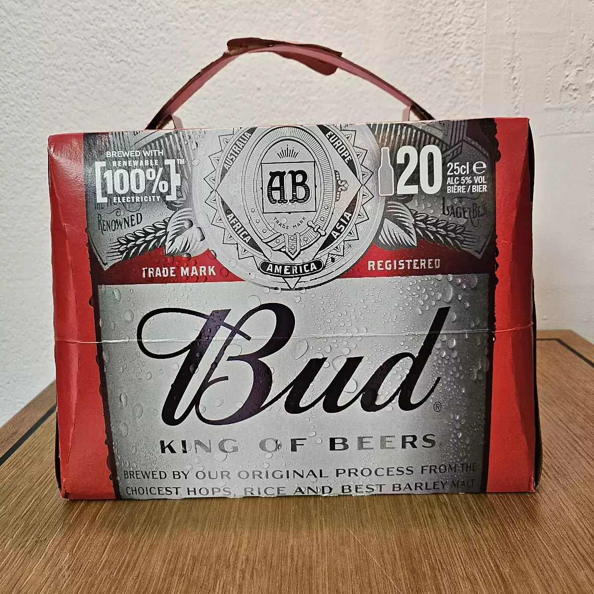 PACK BUD 20X25CL