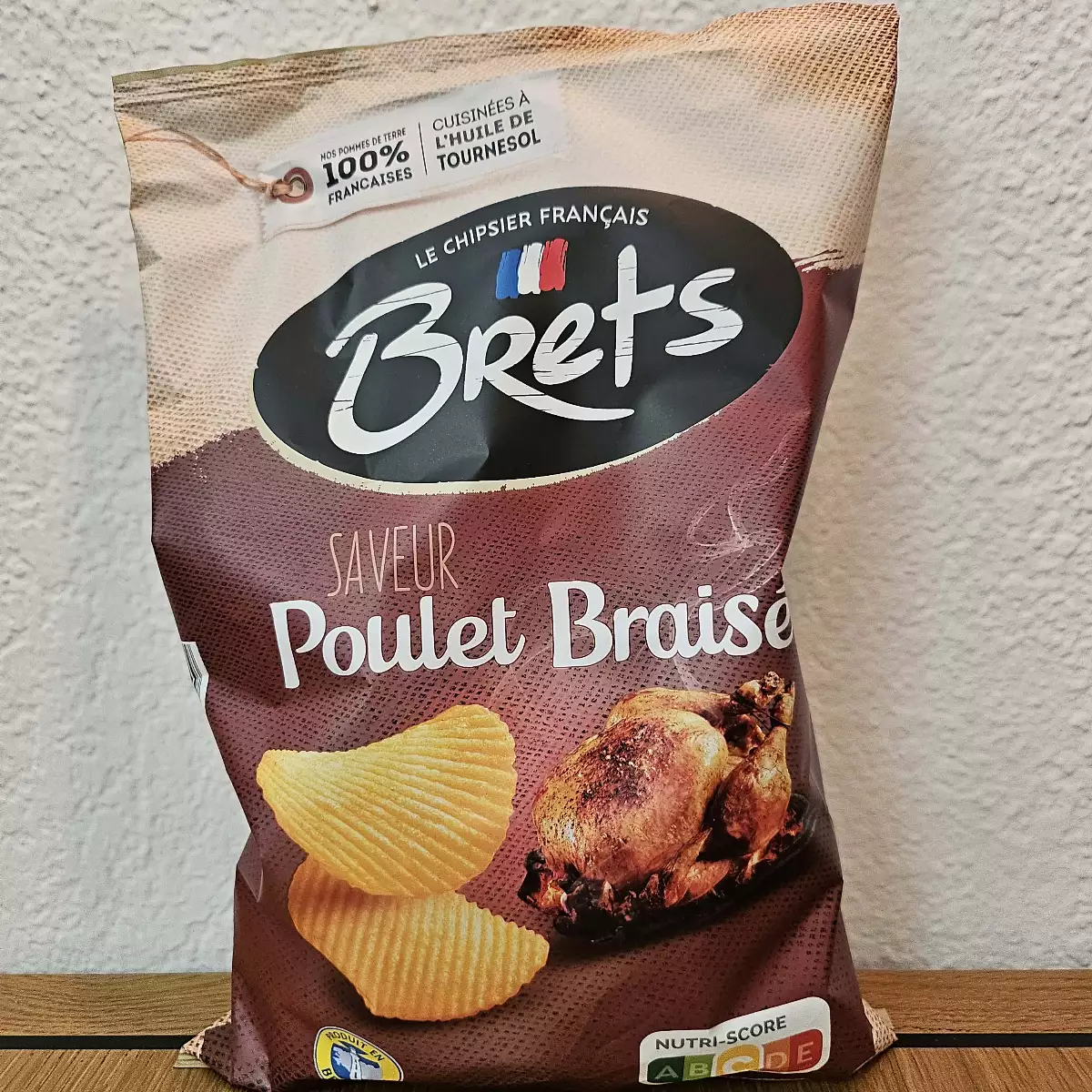 CHIPS BRETS POULET BRAISE 125GR